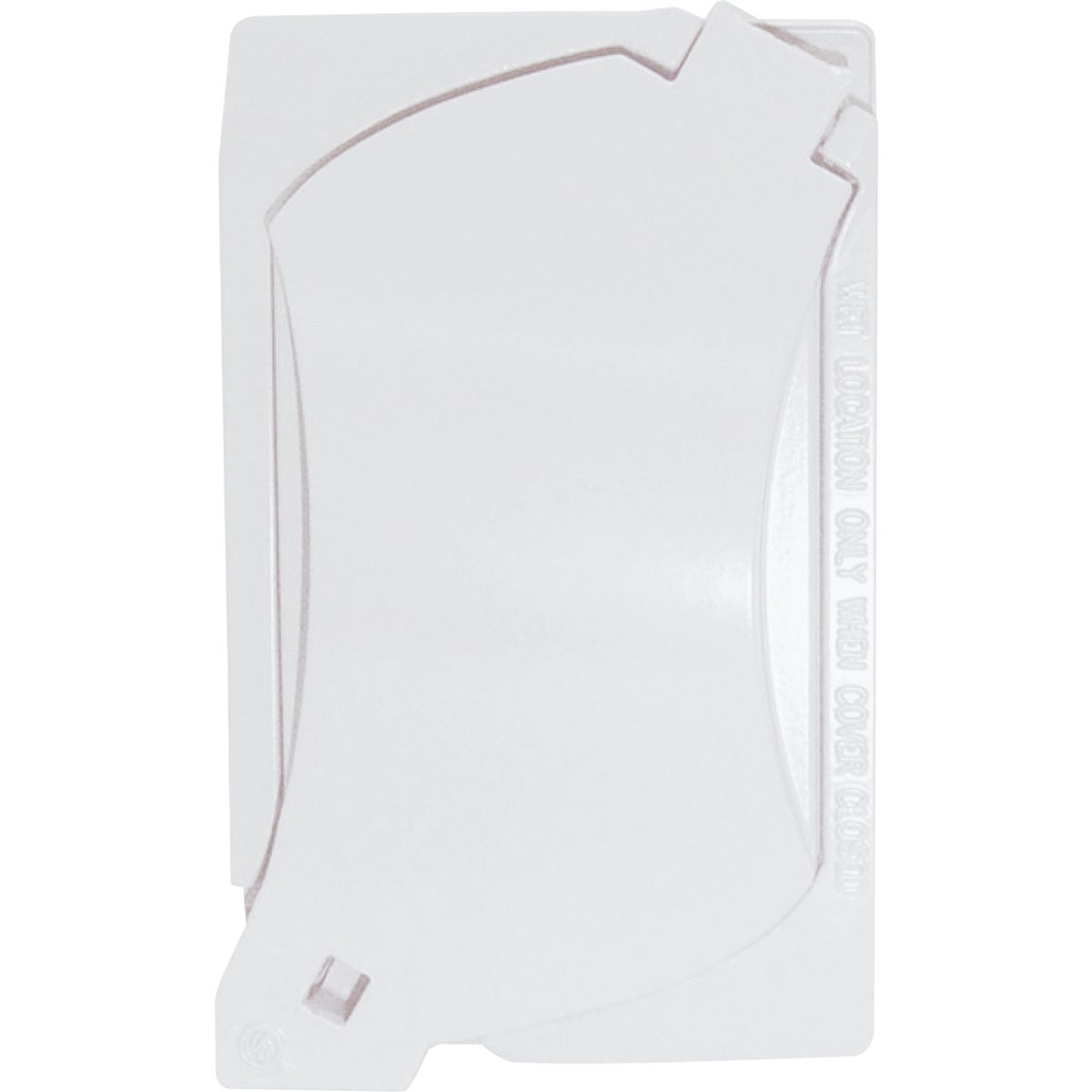 Southwire 6-In-1 Single Gang White Vertical/Horizontal Multi-Use Weatherproof Cover