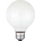 25W WHT GLOBE BULB Image 1