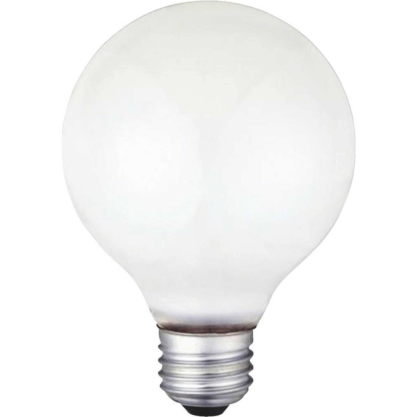 25W WHT GLOBE BULB Image 1