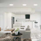 Feit Electric Edge-Lit 15 In. White Round 6-Way LED Flush Mount Light Image 3
