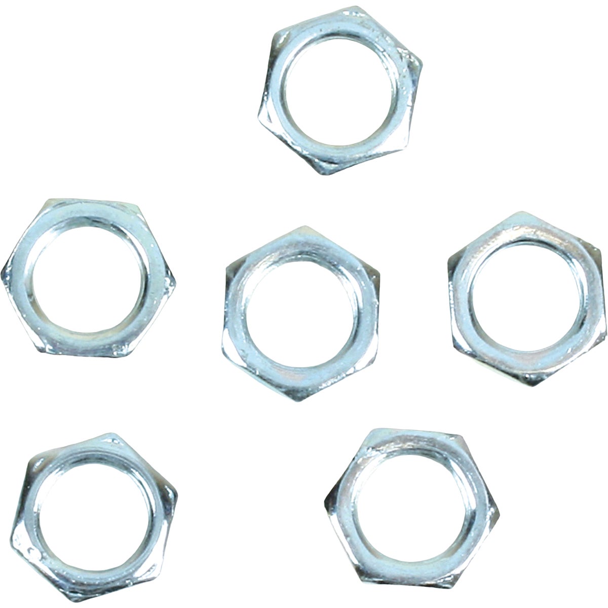 Jandorf 1/8 In. IP Steel Hex Nuts (6-Pack)