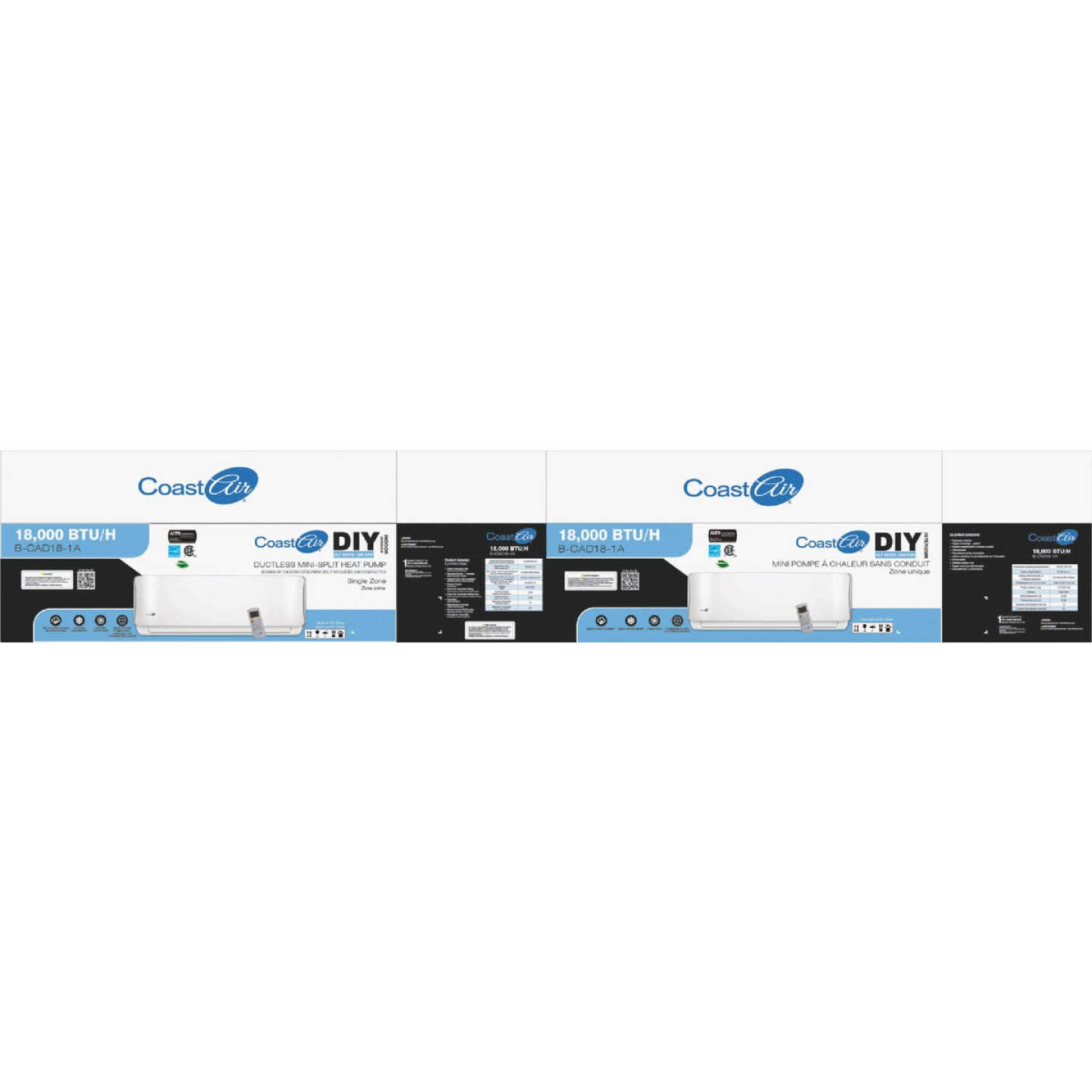 Coast Air 18,000 BTU 800 Sq. Ft. Mini-Split Room Air Conditioner & Heat Pump Image 4