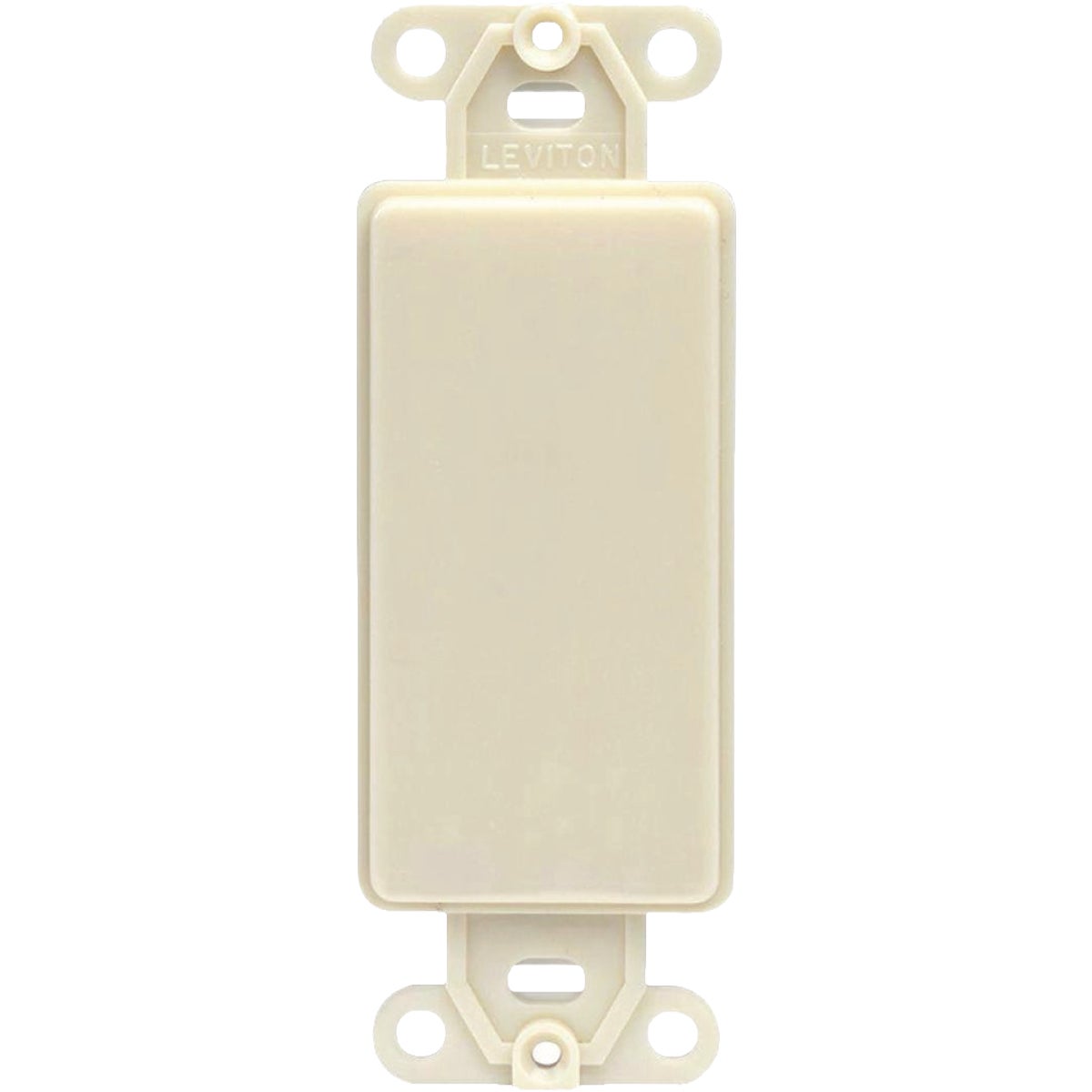 Leviton Decora QuickPort Ivory Blank Wall Plate Insert