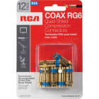 RCA Quad Shield Coax Connector Kit (12-Piece) Image 1