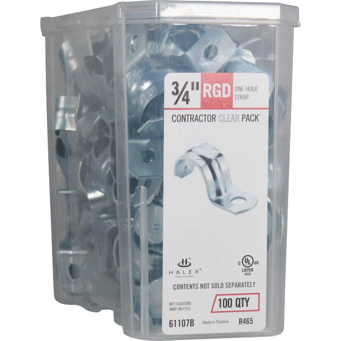 Halex 3/4 In. Rigid, IMC Push-On 1-Hole Strap (100-Pack) Image 1