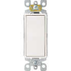Leviton Decora Residential Grade 15A Antimicrobial Treated Rocker Switch, White Image 1