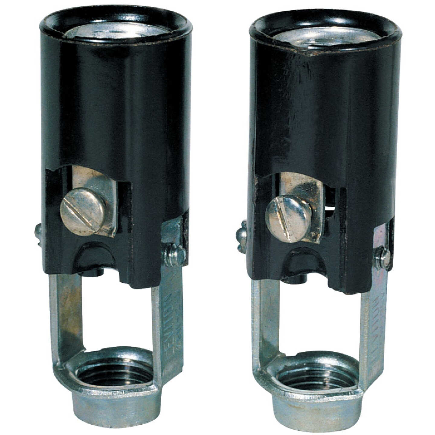 Westinghouse Keyless Candelabra Base Black Lamp Socket Image 1
