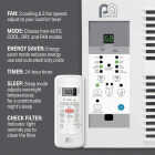 Perfect Aire 12,000 BTU 550 Sq. Ft. Window Air Conditioner with Remote Control Image 2