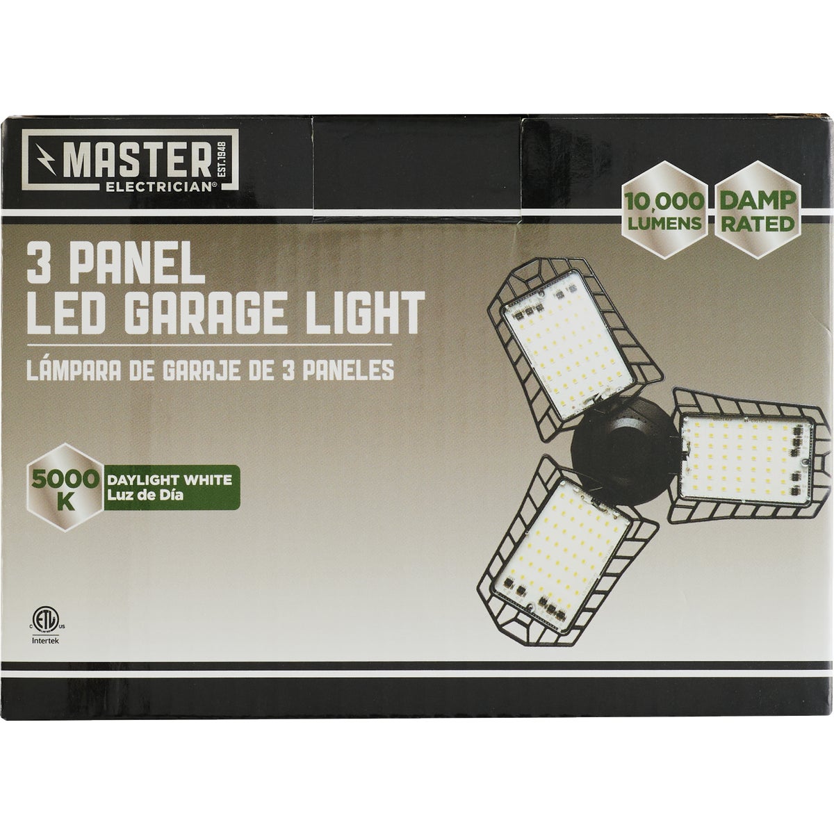 Master Electrician 3-Panel 100W 5000K Garage Light Image 2