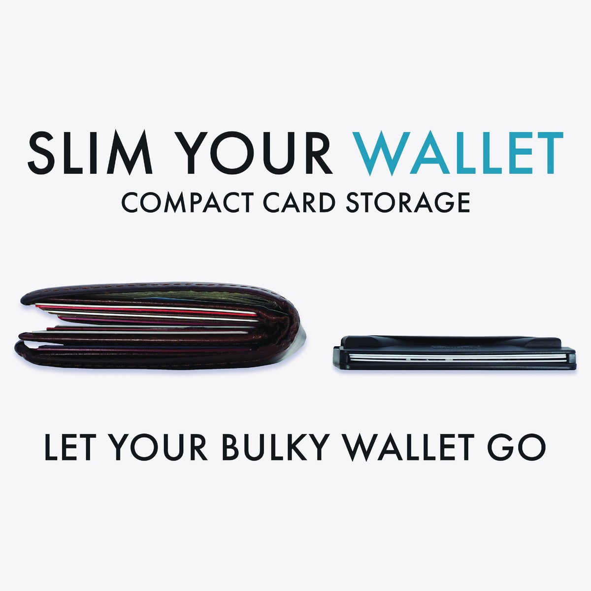 LoveHandle PRO Wallet for MagSafe Black on Clear Wallet Image 4