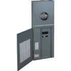 Square D Homeline 200A 8-Space 16-Circuit Outdoor Combination Meter Socket & Main Breaker Load Center Image 1