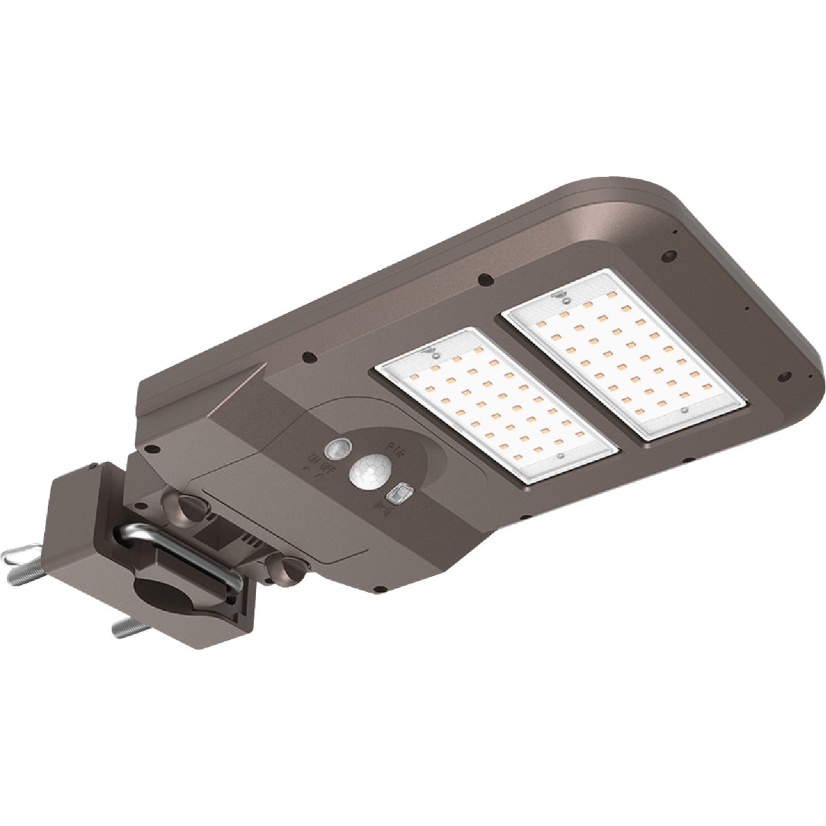 Halo Bronze Motion Activated Dusk to Dawn 1500 Lm. Solar Flood Light with Remote Control Image 1