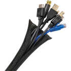 Wrap-It Storage 10 Ft. x 3/4 In. Black Mesh Cable Sleeve Image 1