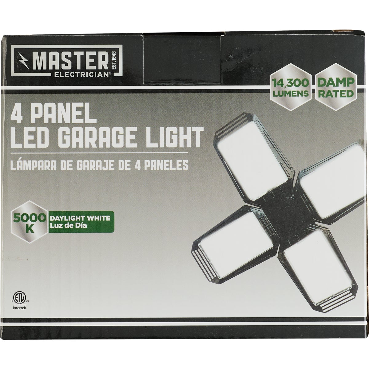 Master Electrician 4-Panel 150W 5000K Garage Light Image 2
