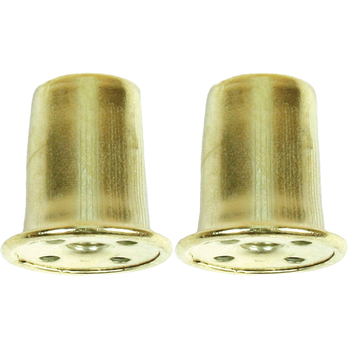Jandorf Brass Top Hat Lamp Finial (2-Pack)