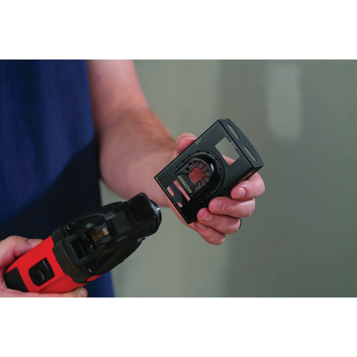 Arrow 4 In. x 3-3/4 In. Double Gang Box Cutter Image 5