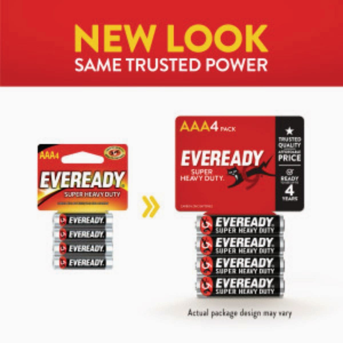 Eveready AAA Hevay-Duty Alkaline Battery (4-Pack) Image 2