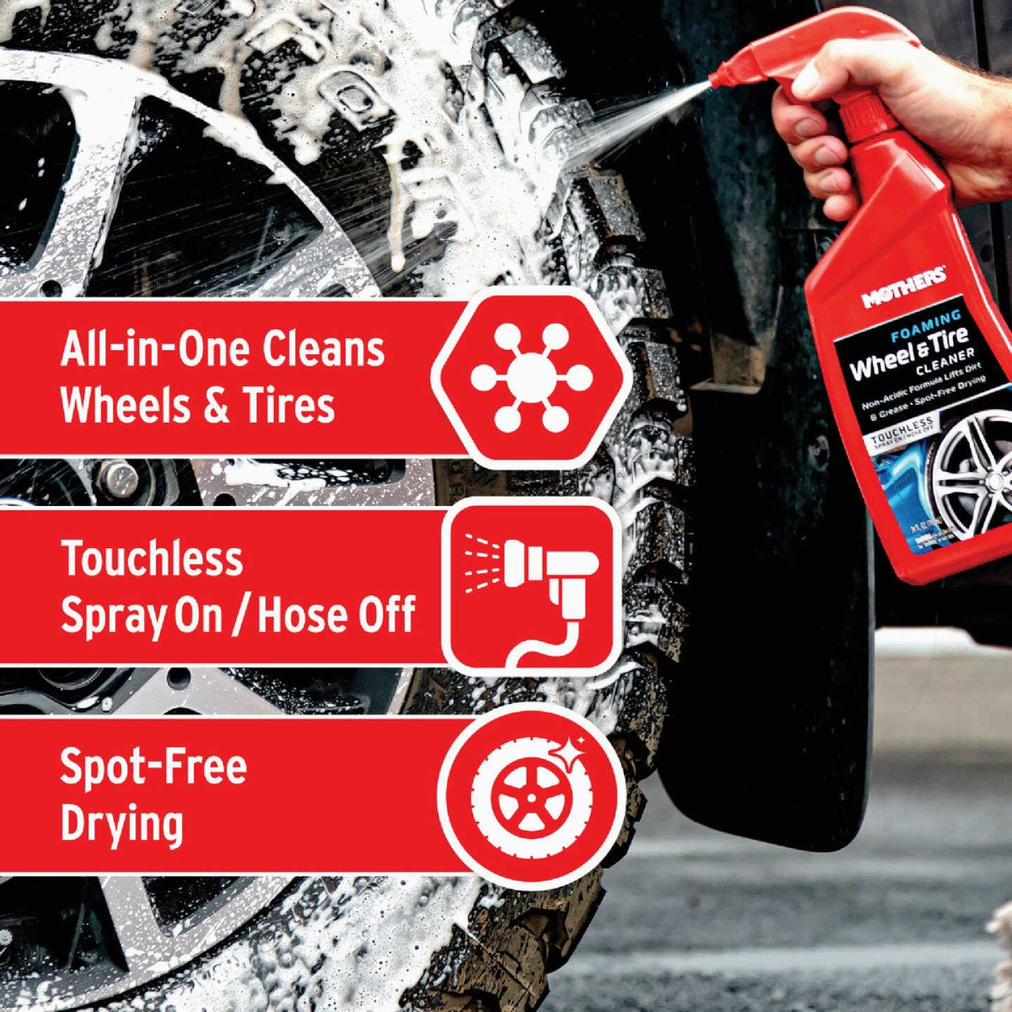 Mothers Back-to-Black 25 Oz. High-Gloss Trigger Spray Tire Shine Image 2