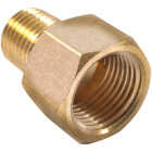 Forney 3/8 In. FNPT x 1/4 In. MNPT Brass Reducer Adapter Image 1