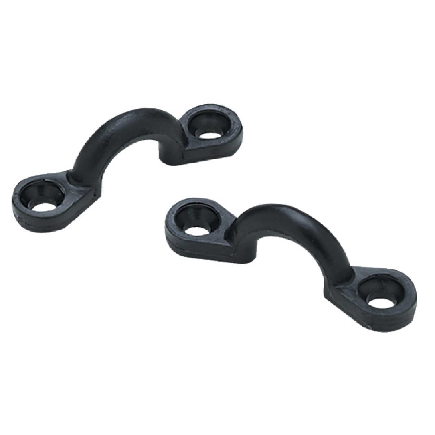 Seachoice 1-7/8 In. L x 11/32 In. ID Black Non-Corrosive Nylon Eye Strap (4-Pack) Image 1