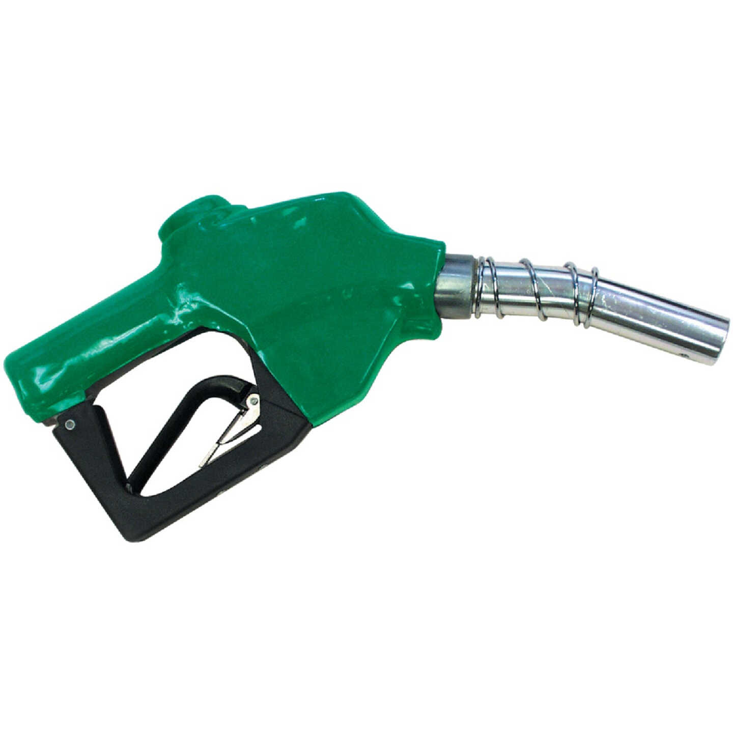 Apache 1 In. Spout Auto Shut-Off Diesel Fuel Nozzle, Green Image 1