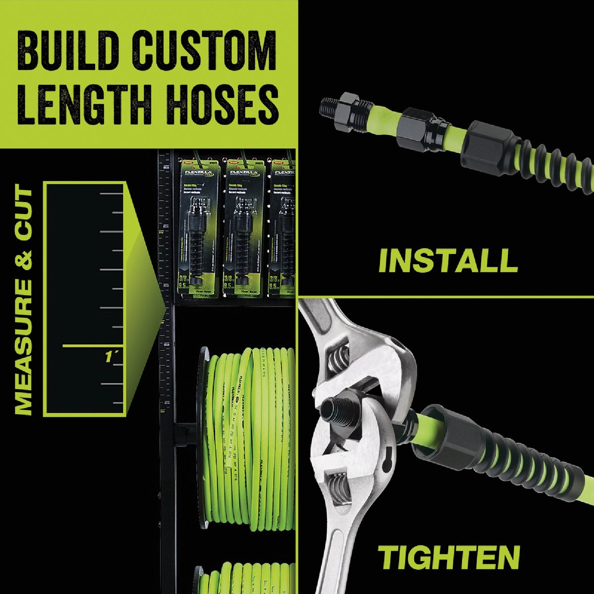 Flexzilla Pro 3/8 In. x 250 Ft. Polymer-Blend Bulk Air Hose Image 3