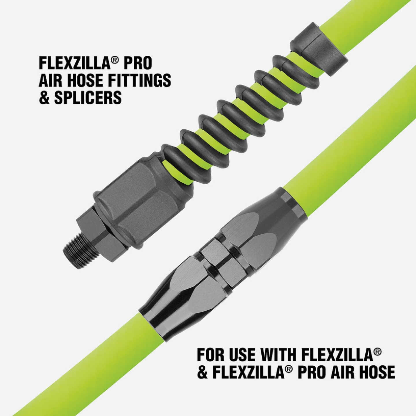 Flexzilla Pro 1/4 In. Barb 1/4 In. MNPT Reusable Air Hose End Image 4