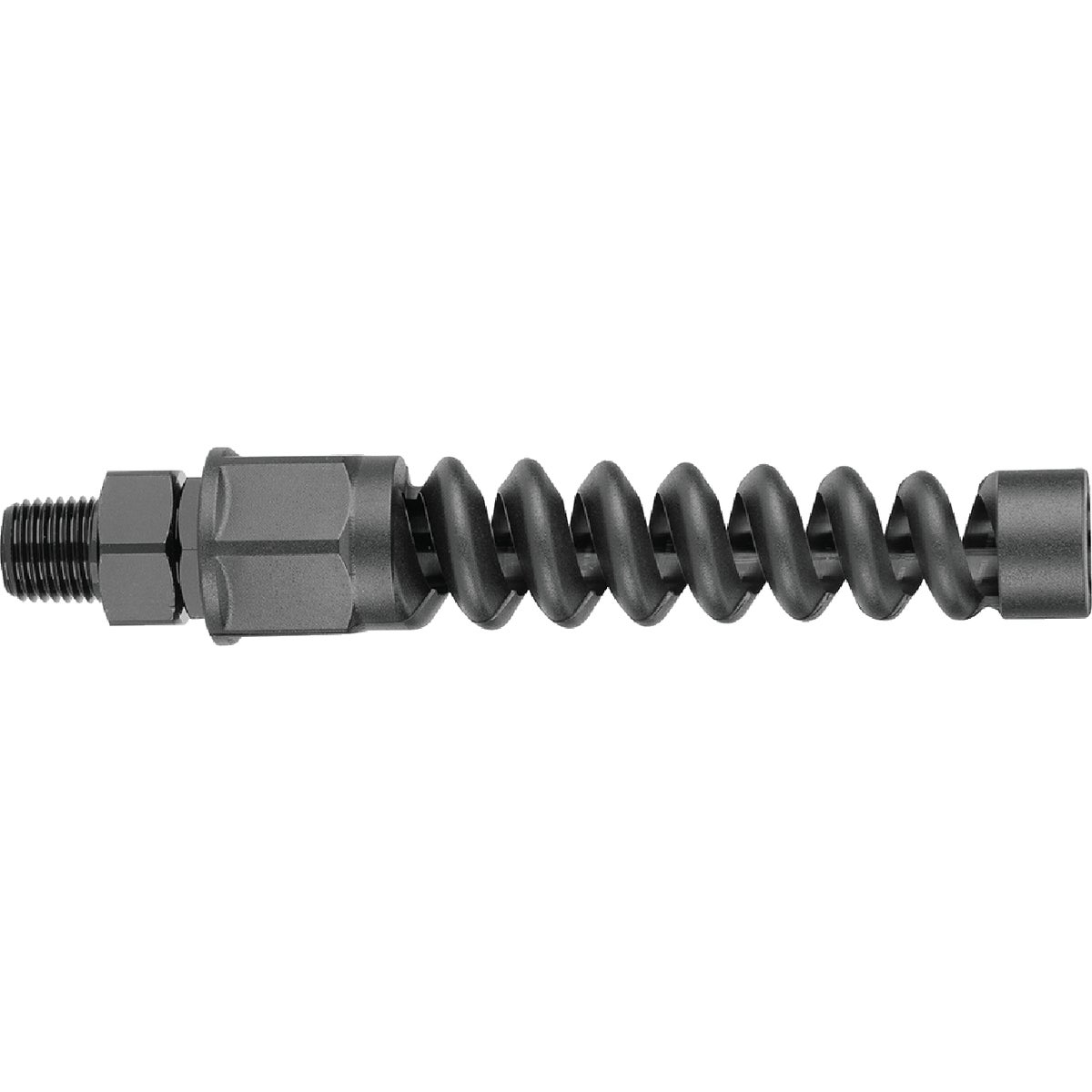 Flexzilla Pro 1/4 In. Barb 1/4 In. MNPT Reusable Air Hose End Image 1