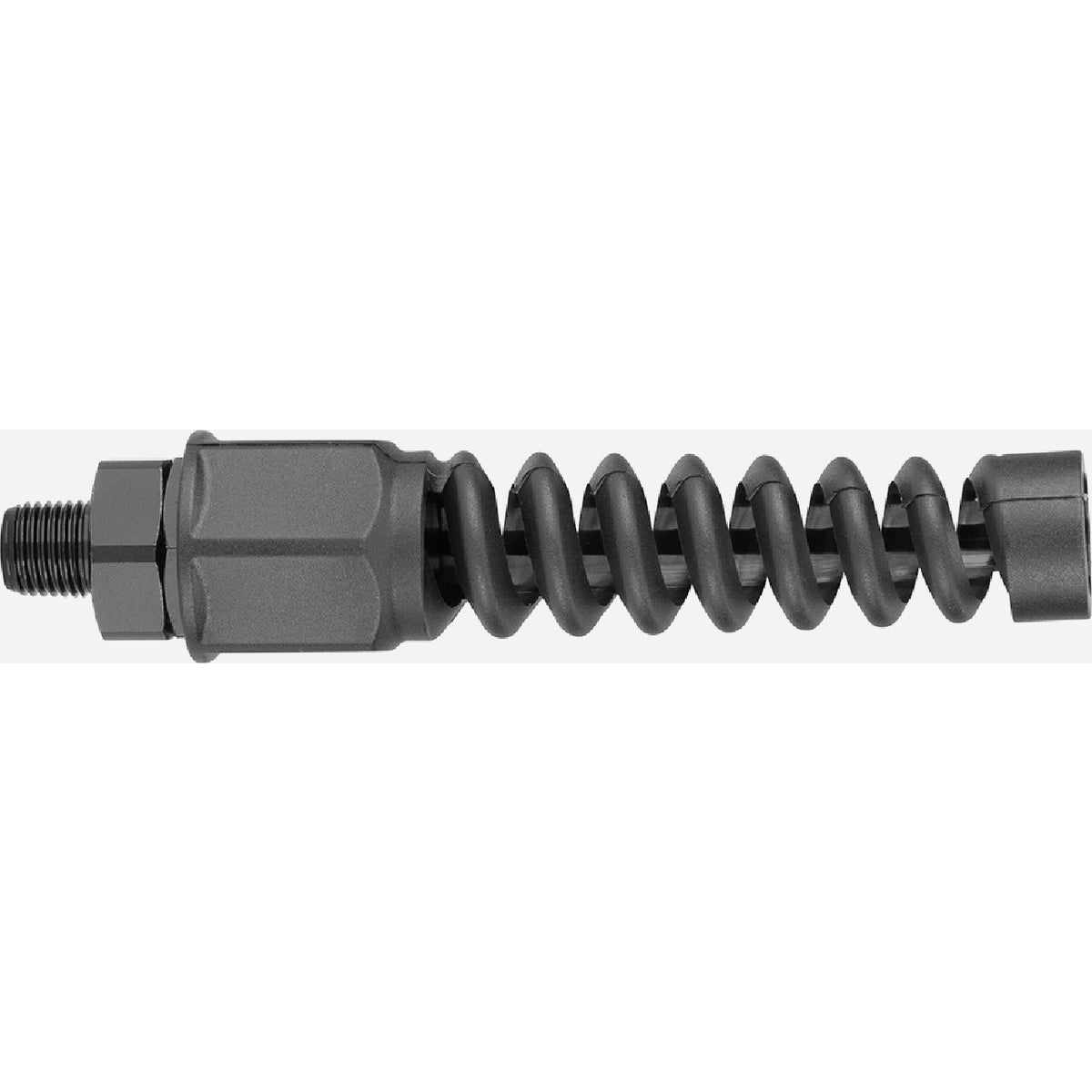 Flexzilla Pro 3/8 In. Barb 1/4 In. MNPT Reusable Air Hose End Image 1