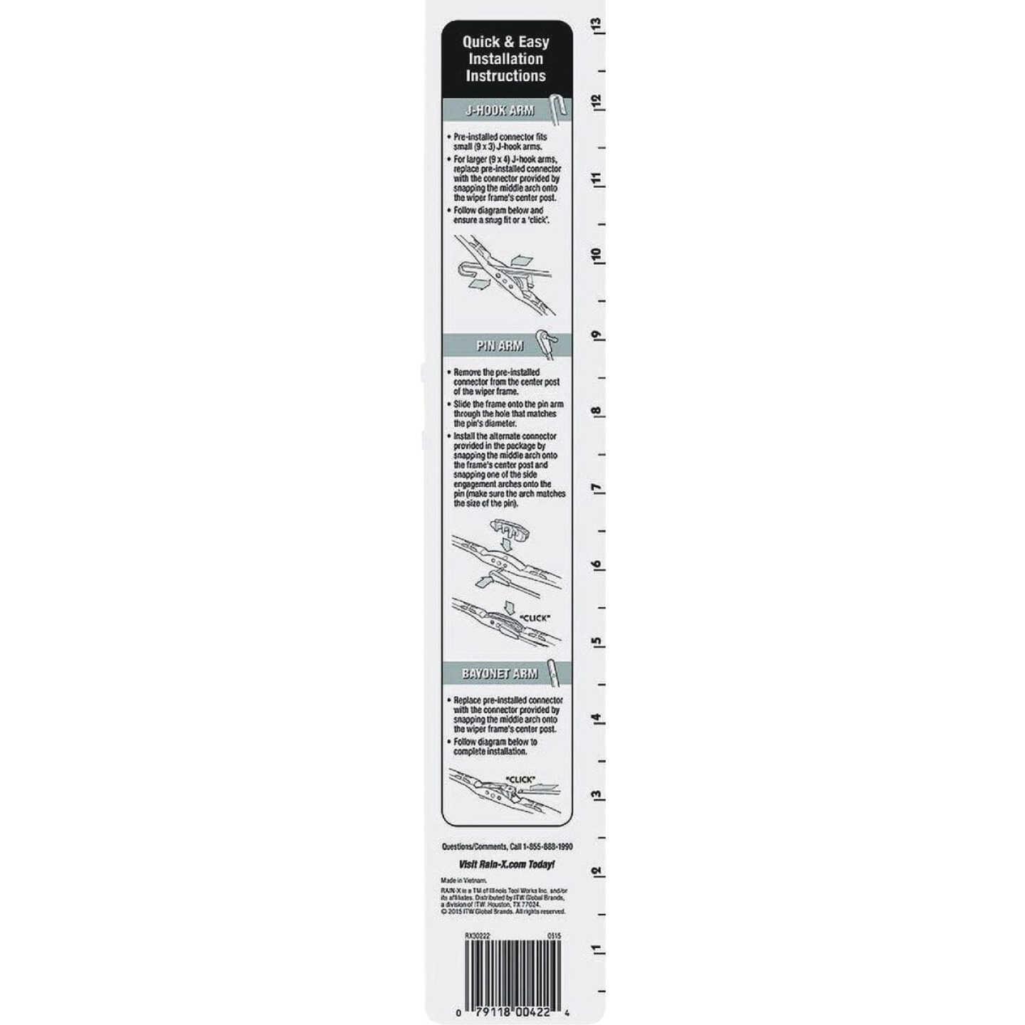 Rain-X Weatherbeater 18 In. Wiper Blade Image 5
