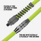 Flexzilla Pro 1/2 In. Barb 3/8 In. MNPT Reusable Air Hose End with Swivel Image 4