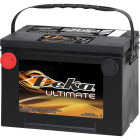 Deka Ultimate 12-Volt 800 CCA Automotive Battery, Side Post Left Front Positive Terminal Image 1