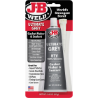 J-B Weld 3 Oz. Ultimate Grey RTV Silicone Gasket & Sealant Image 1