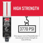 J-B Weld 0.85 Oz. Plastic Bonder Epoxy Syringe, Black Image 3