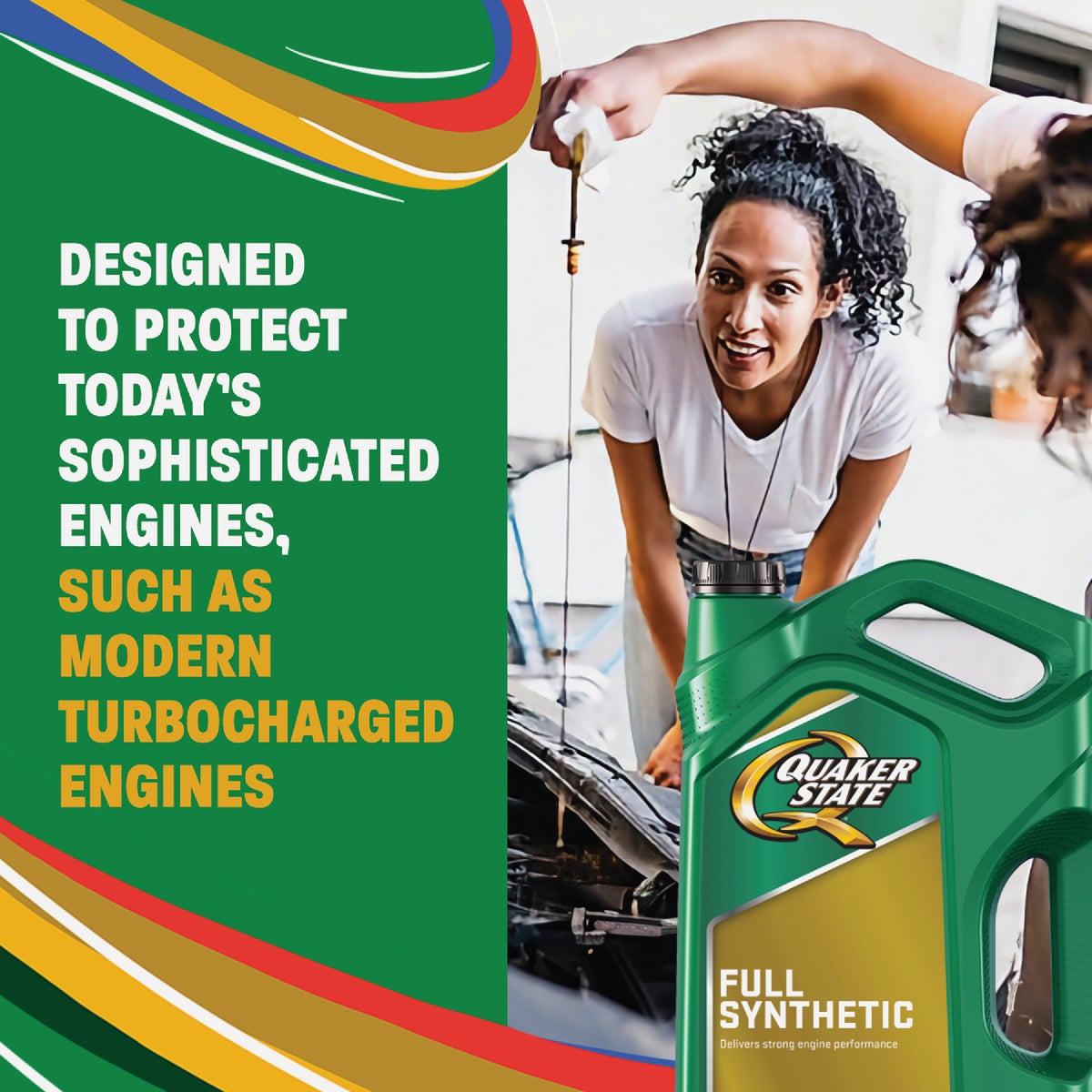 Quaker State Full Synthetic 5W-20 Motor Oil, 1 Qt. Image 4
