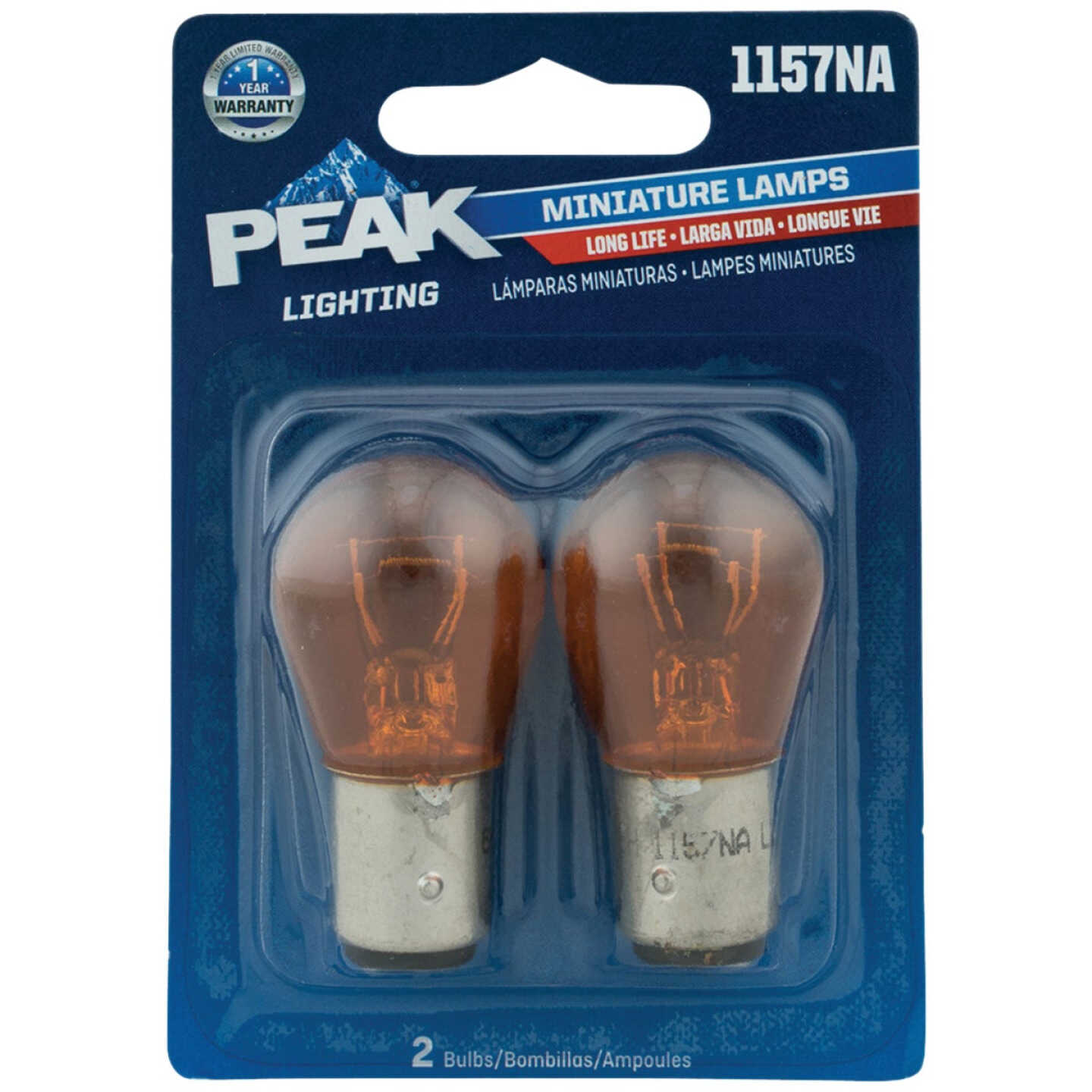 PEAK 1157NA 12.8/14V Mini Incandescent Automotive Bulb (2-Pack) Image 1