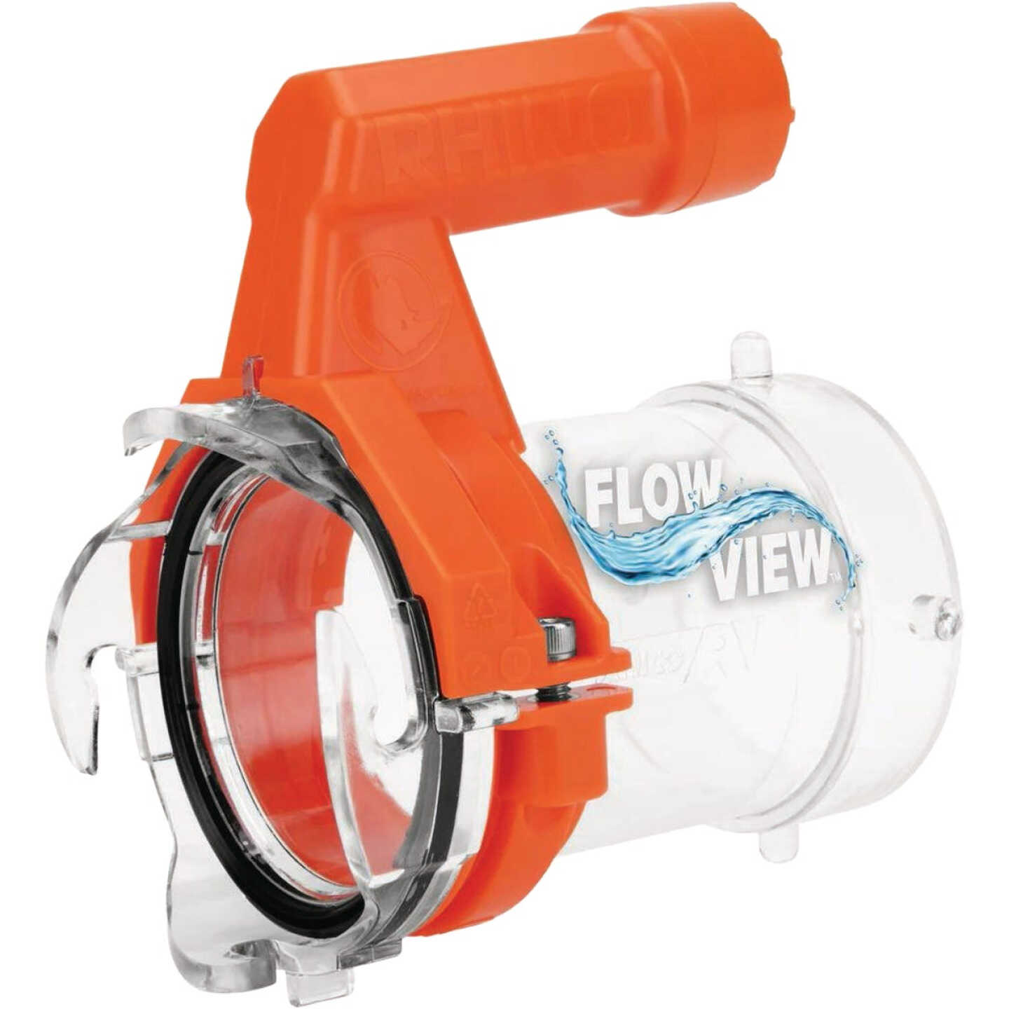 Camco Rhino RV Pro 5 In. Sewer Hose Extension with LED Flashlight Image 1