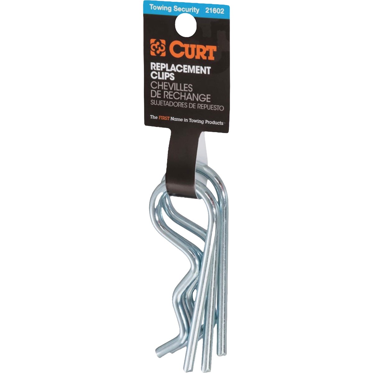 CURT 1/2 In. & 5/8 In. Hitch Clip (3-Pack) Image 4