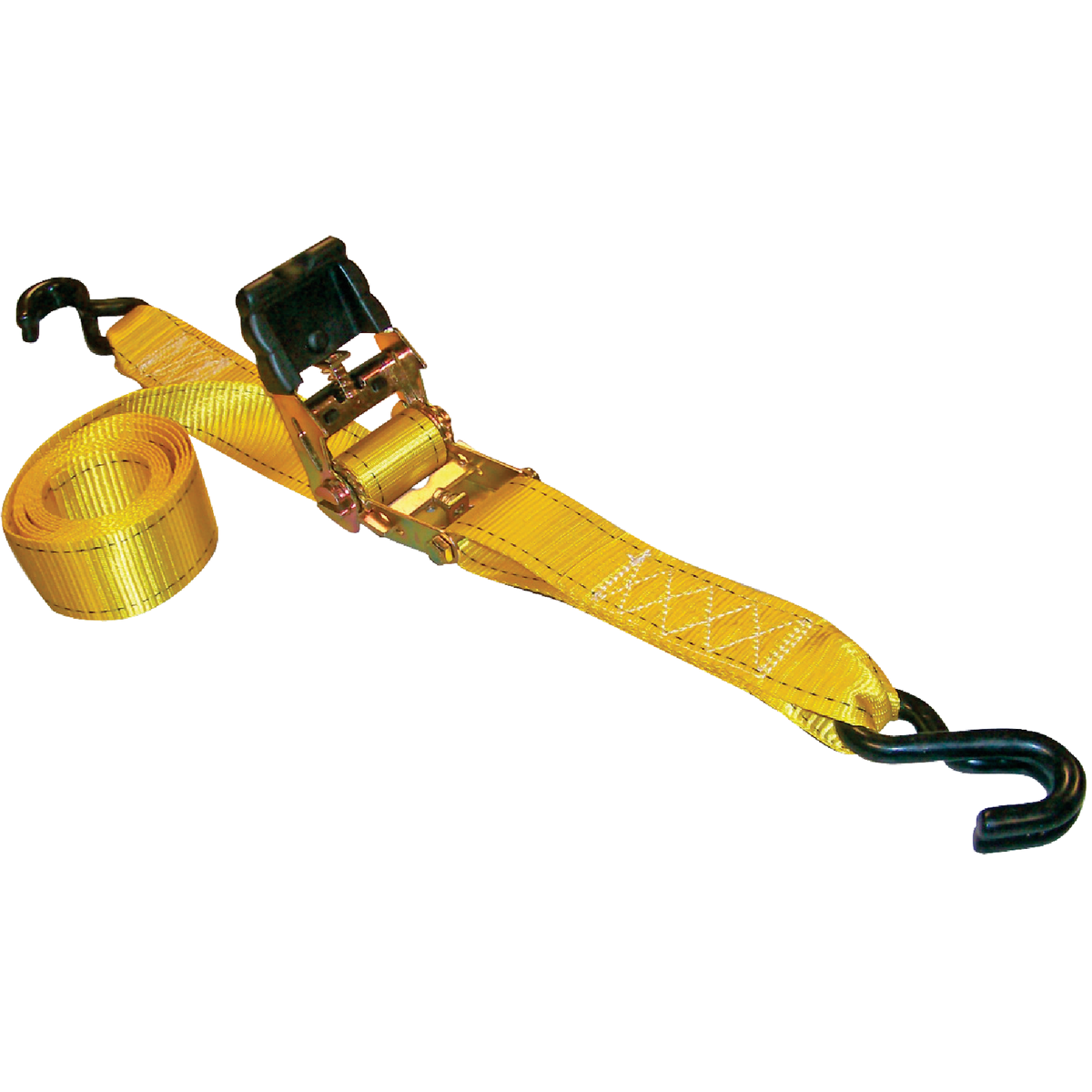 Erickson 2 In. x 10 Ft. 1330 Lb. Ratchet Tie-Down Strap (2-Pack) Image 1