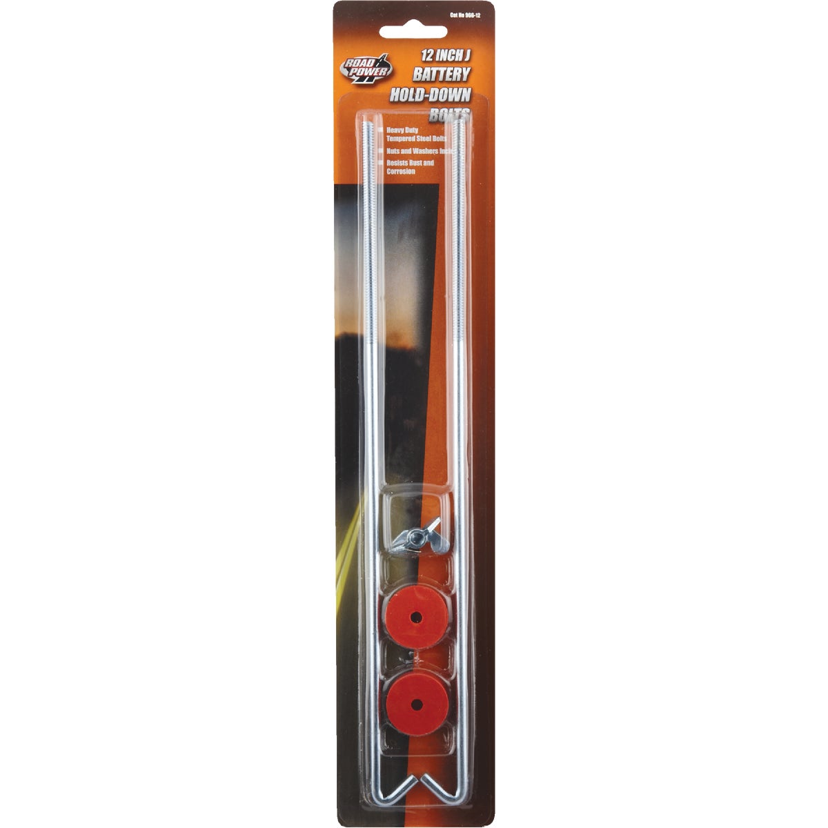  Road Power J Style Bolt 12 In. Battery Hold Down (2-Count) Image 2