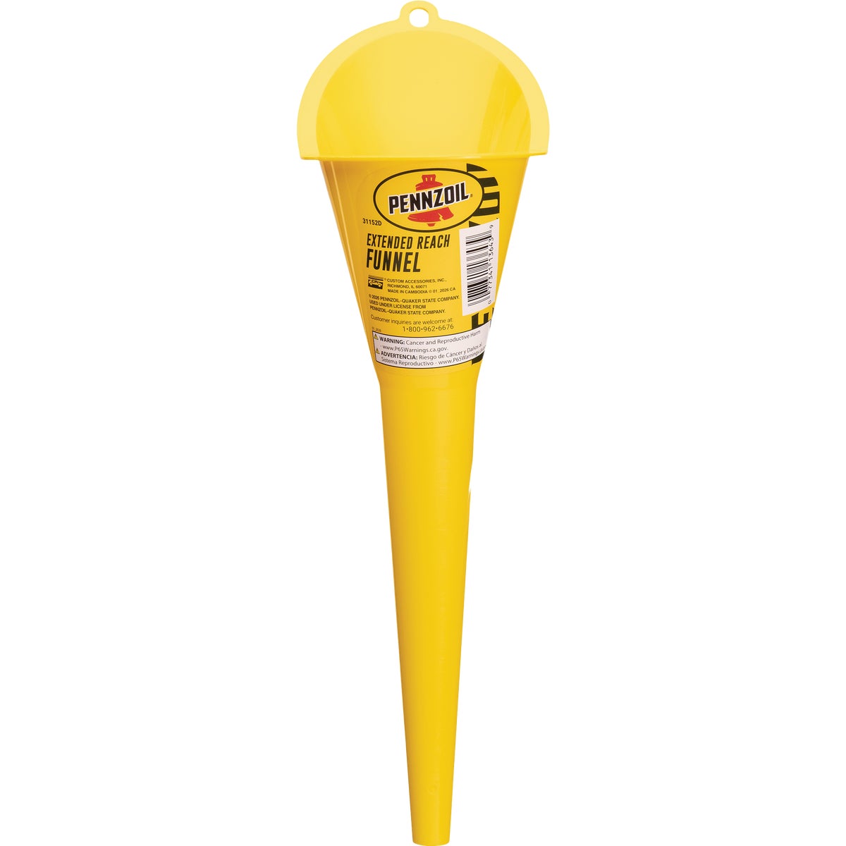 Pennzoil Extended Reach Funnel