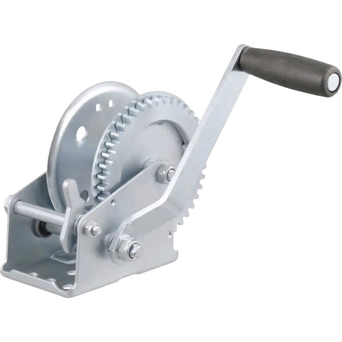 Curt 7-1/2 In. Handle1200 Lb. Hand-Crank Winch Image 1