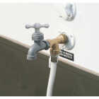 Camco 90 Degree RV Plastic Outdoor Water Faucet Image 4