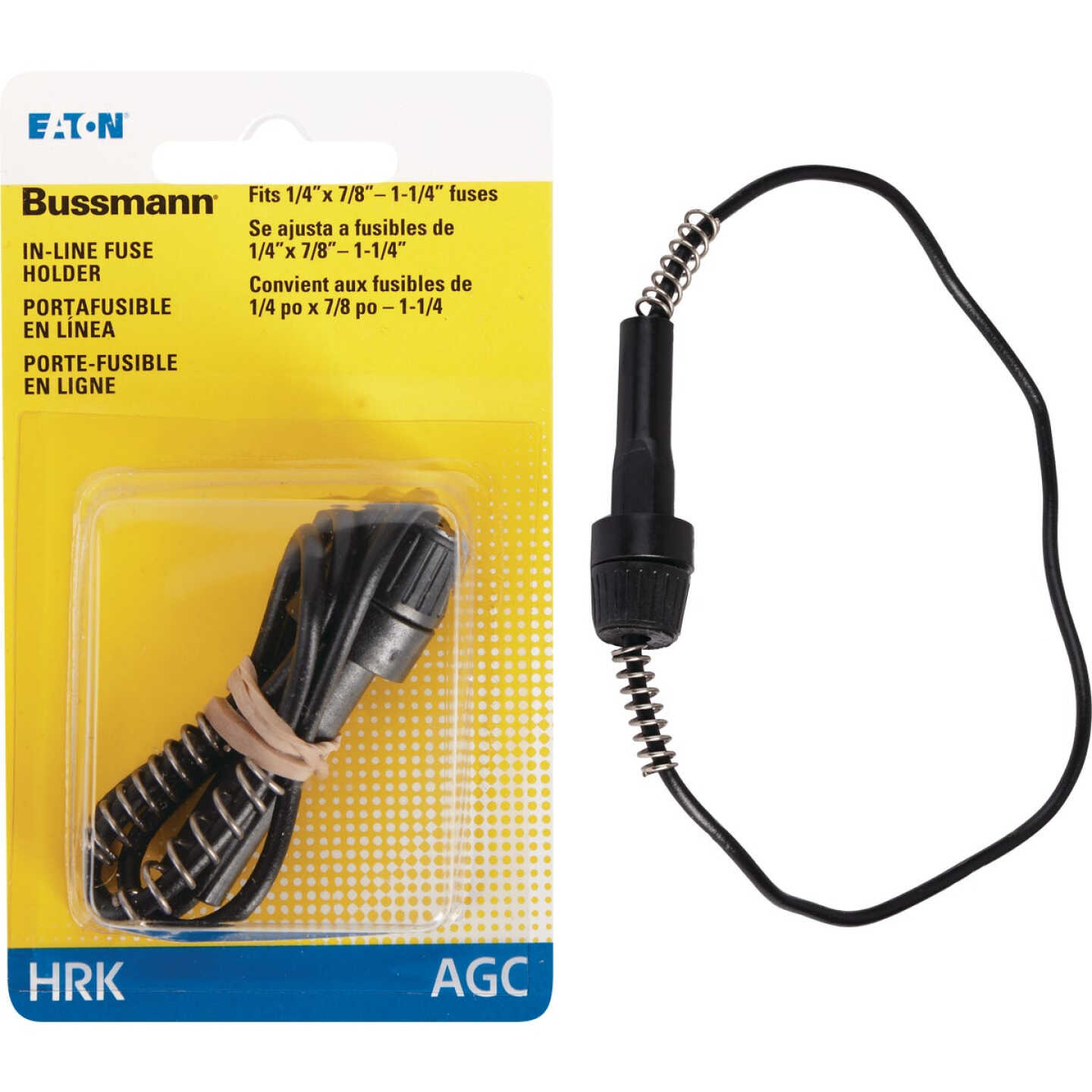 Bussmann 20-Amp #14 Universal Glass Tube Inline Fuse Holder Image 1
