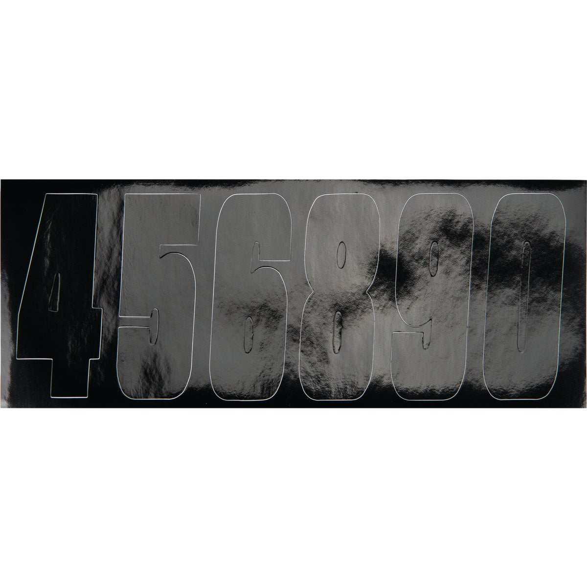 Seachoice 3-1/4 In. Black Solid Vinyl Letter & Number Kit Image 5