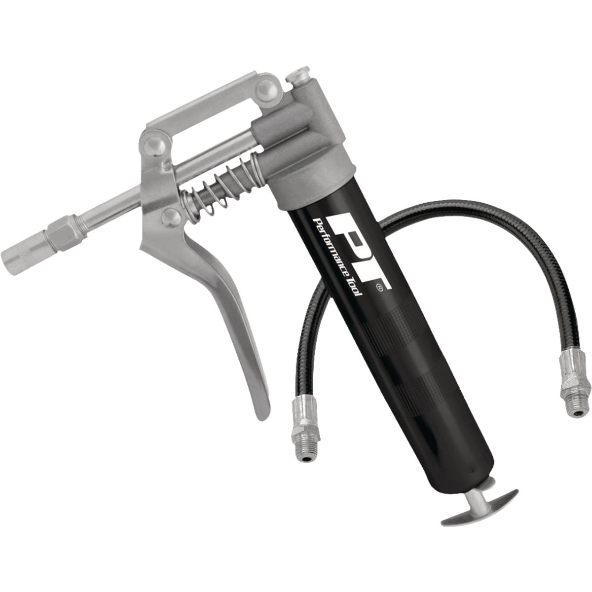 Performance Tool Mini Pistol Grip Grease Gun with Flex Hose