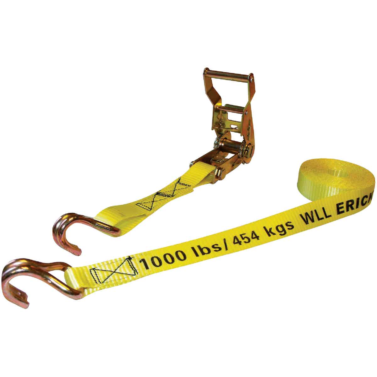Erickson 1 In. x 25 Ft. 1000 Lb. Heavy-Duty Ratchet Strap Image 1