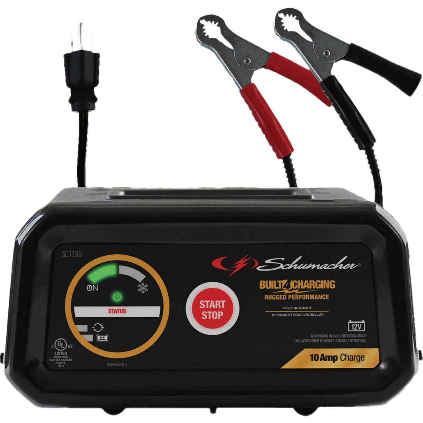 Schumacher 12V 10A Fully Automatic Battery Charger Image 1
