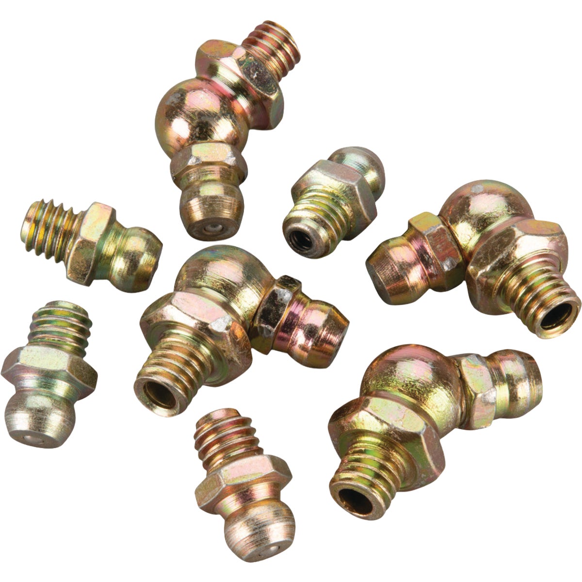 Performance Tool SAE Grease Fitting Assortment (8-Piece)