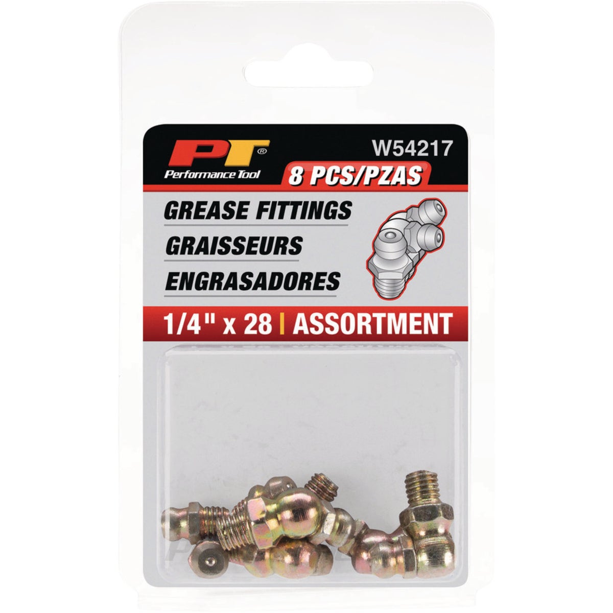 Performance Tool SAE Grease Fitting Assortment (8-Piece) Image 2